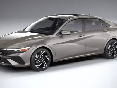 Hyundai Elantra 2024 3D model