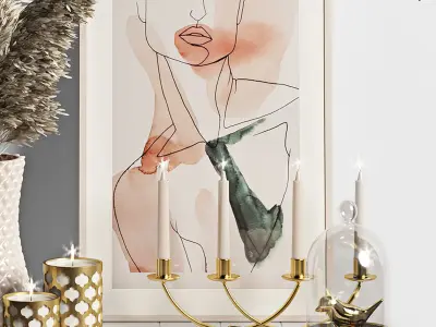 table set 01 3D model