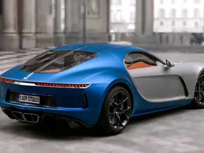 Bugatti Atlantic  3D model