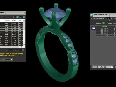 ring code 114 3D print model