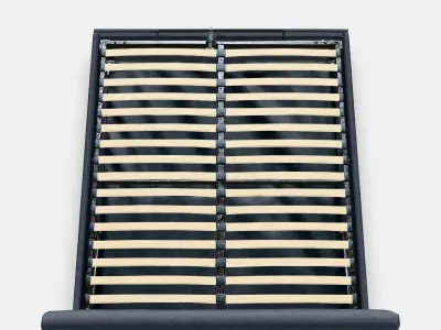 IDANAS Upholstered ottoman bed Low-poly 3D model