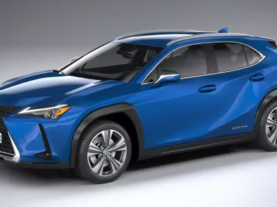 Lexus UX 300e 2021 3D model