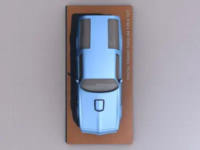 Pontiac Firebird Trans AM Type K 1977 3D print model