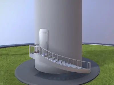 Wind Turbine  3D model
