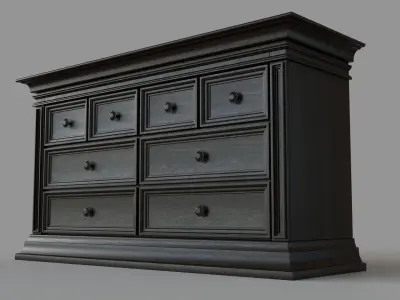 Classic Dresser 3D model