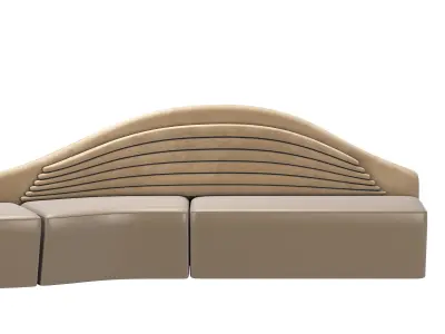 VIP Lounge Lobby sofa L 3D model