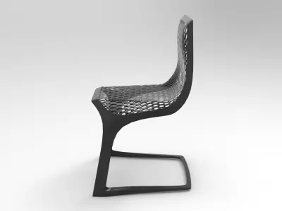Synto Chair Low-poly 3D model