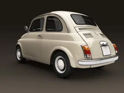 Fiat 500 3D model