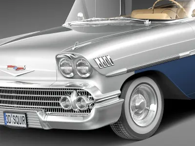 Chevrolet Nomad 1958 3D model