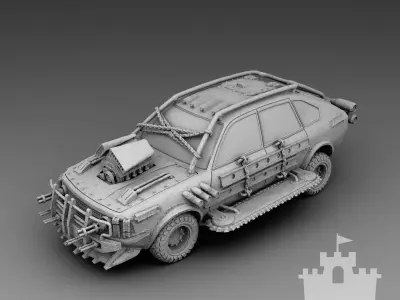 Hatchback 3D print model