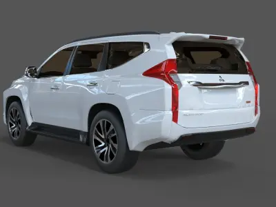 Mitsubishi Pajero Sport 3d model 2021-2022 3D model