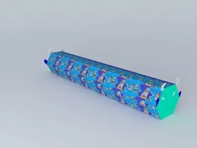 Hexagon Diesel Muni Subway Train Free 3D model