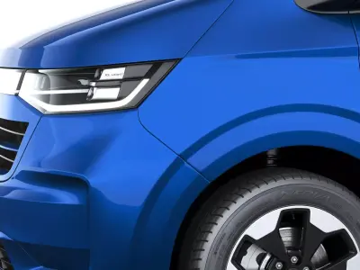 Volkswagen Transporter T7 e-caravelle SWB 2025 3D model