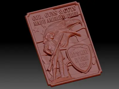 Freedom 3D print model