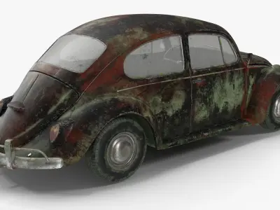 Volkswagen Fusca 3D model
