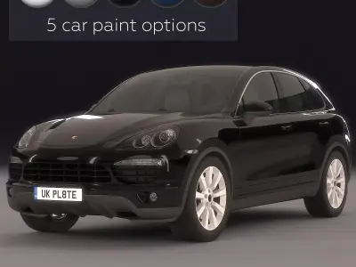 Porsche Cayenne 2 3D model