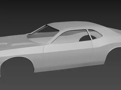 Dodge Challenger 2008 Body for print 3D print model