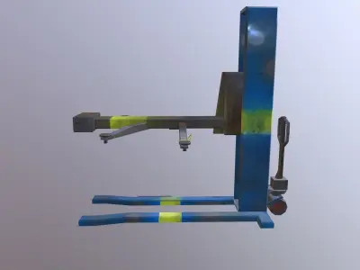 Car Pose Low-poly 3D model