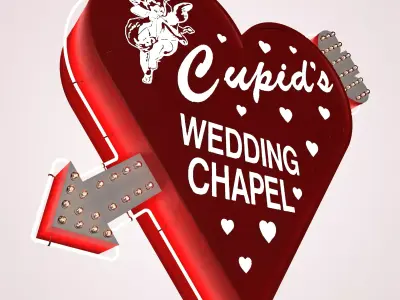 Cupid Wedding Chapel 3D model