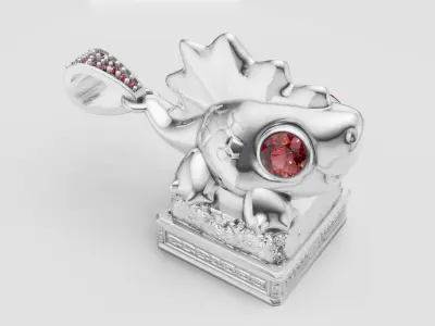 Dianasure Gold Pendant   3D print model