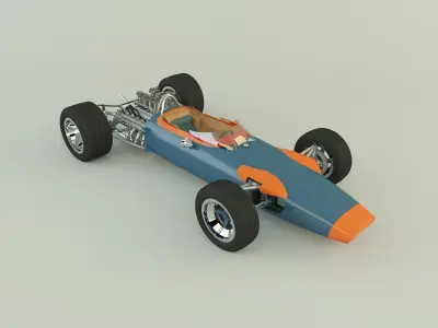 Lotus Type 49 3D model