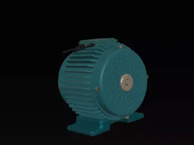   1 Ac Induction Motor    Industrial Electric Motor  3D model