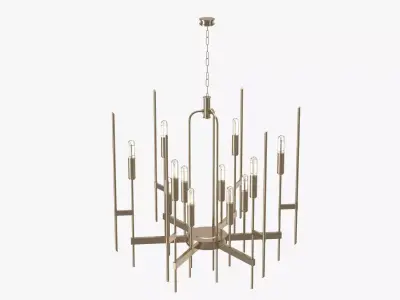 Hudson Valley Bari Chandelier Low-poly 3D model