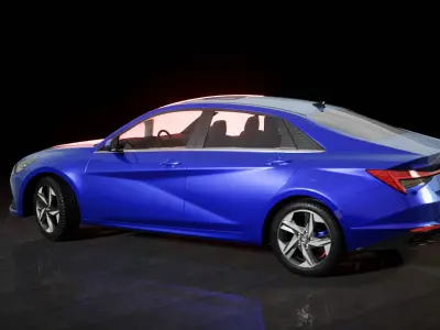 Hyundai Elantra 2022 3D model