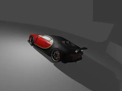 Bugatti Chiron 2017 3D model