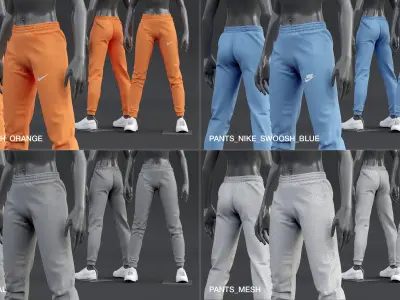 Nike Womens Pants 3D model