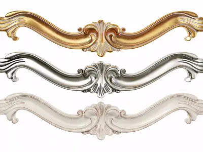 Classic carved 151 3D model