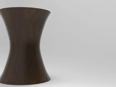 Huha Stool Low-poly 3D model