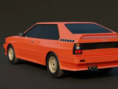 Audi Ur Quattro 1991 3D model