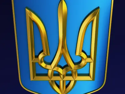 Ukraine State Emblem M 3 3D model