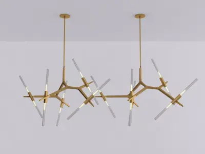 10 Chandelier 3D model