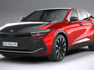 Toyota Crown Platinum 2023 3D model