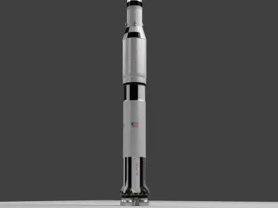 Apollo 11 SpaceShip 3D model