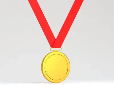 Gold Medal 3D model