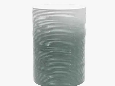 Wrought studio thrapst accent stool 3D model