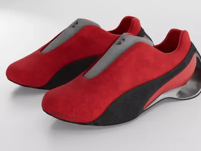 Puma Rombaut Levitation sneaker Low-poly 3D model