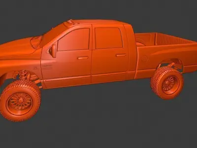 2007 DODGE RAM 2500SRW MEGA CAB 3D model