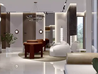 Bedroom and hall sketchup 3D model