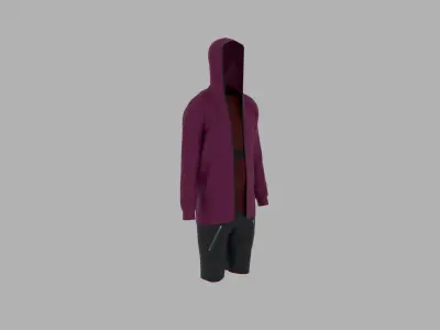 Sport Suit Low-poly 3D model 49