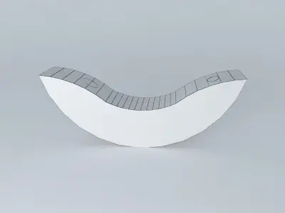 Banana rocking chair 3D model