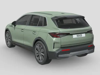 Skoda Elroq Low-poly 3D model