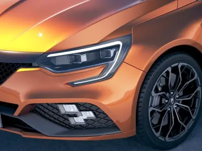 Renault Megane RS 2018 3D model