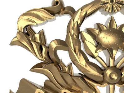  decorative pattern ready for 3D printing 3D model