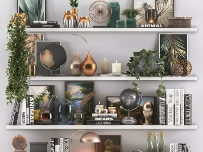 decorative set 01 3D model