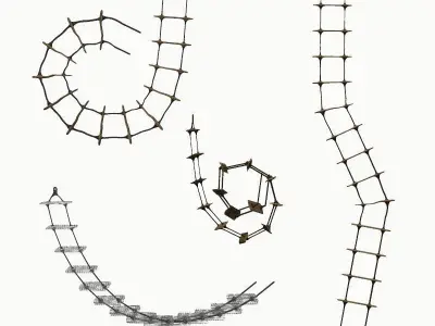 Rope Ladder 3D model