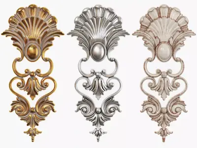 Classic carved 246 3D model